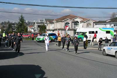 The Olympic Torch Arrives in Queensborough, New Westminster